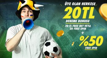Betpark 20 TL Deneme Bonusu