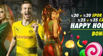 BETPARK %20 + 20 Spor 25 + 25 Happy Hours Bonusu