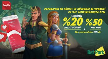 Betpark %20 Payfix Bonusu